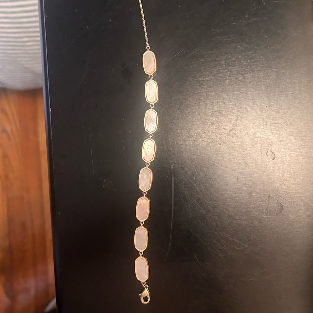 Kendra Scott mother of pearl bracelet